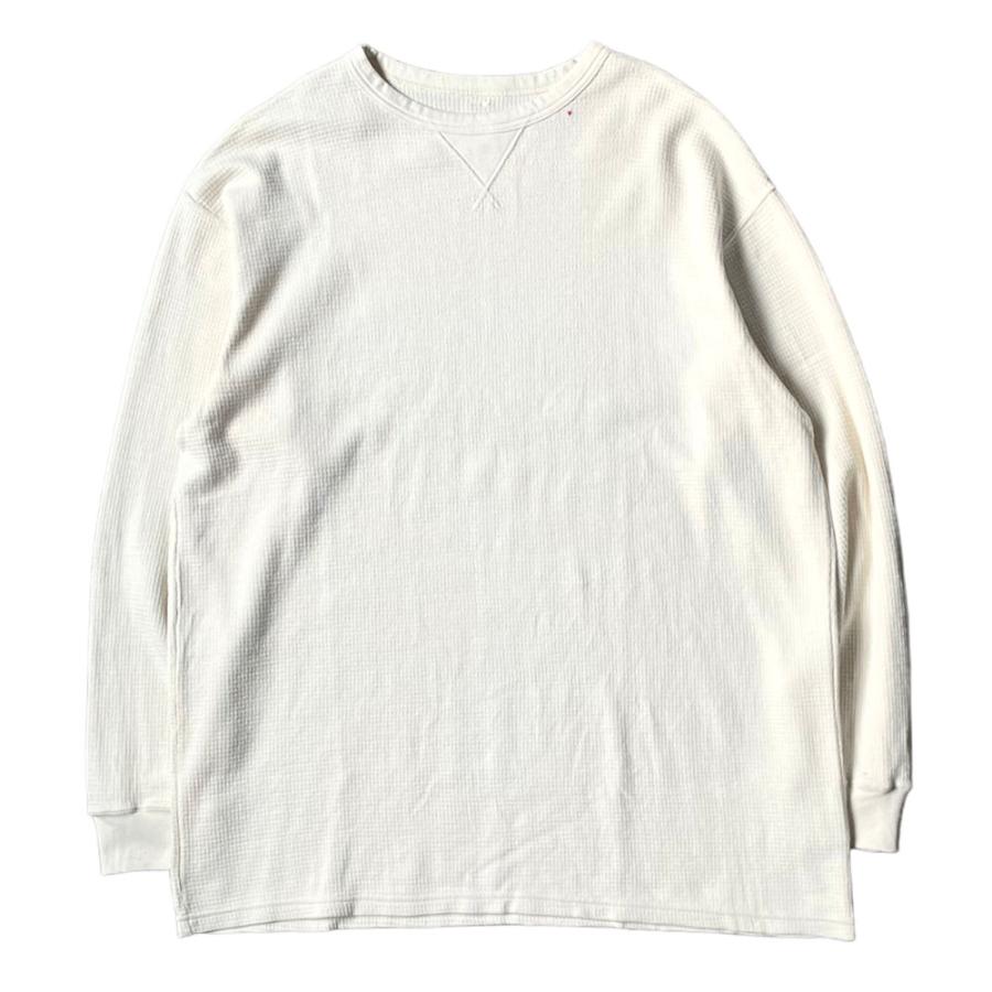 PORTER CLASSIC（ポータークラシック） H/W THERMAL CREWNECK WHITE