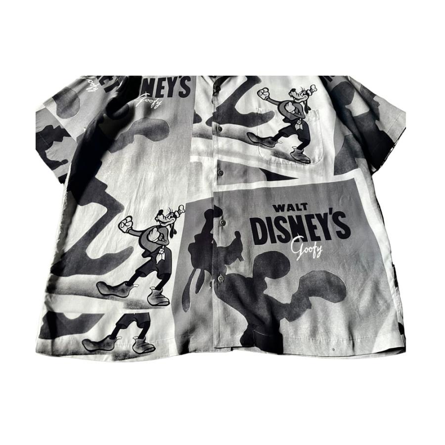 PORTER CLASSIC ( ポータークラシック ) DISNEY V/P PC ALOHA COLLECTIONALOHA SHIRT GOOFY 2 ディズニー アロハシャツ グーフィー｜o-mureys｜05