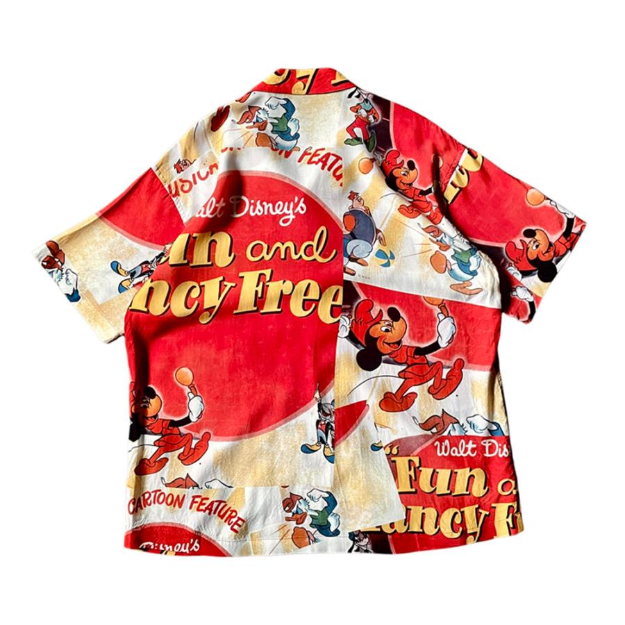 PORTER CLASSIC ( ポータークラシック ) DISNEY V/P PC ALOHA COLLECTIONALOHA SHIRT MICKEY MOUSE & FRIENDS ディズニー アロハ ミッキーマウス｜o-mureys｜05