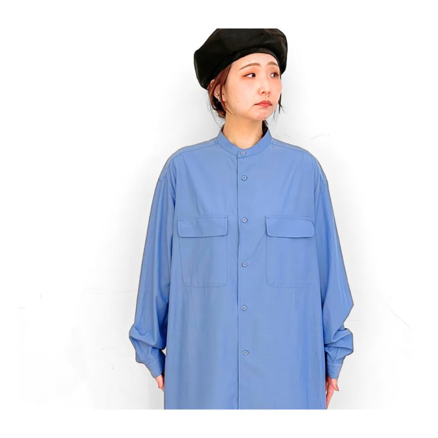 WHITE MOUNTAINEERING / 長袖シャツ/2/--/NVY/rw2471104/キュプラ WHITE MOUNTAINEERING（ホワイトマウンテニアリング） White