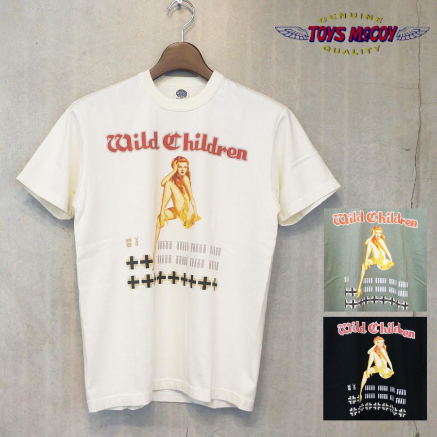 TOYS McCOY（トイズマッコイ) MILITARY TEE SHIRT "WILD CHILDREN" 半袖プリントTシャツ[TMC2140]｜o-mureys