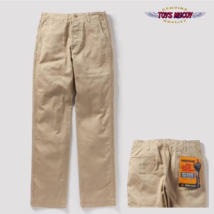 トイズマッコイ　toys macoyベージュ チノパン w32 l34 TOYS McCOY メンズチノパンツ（インチ：32インチ）｜ボトムス