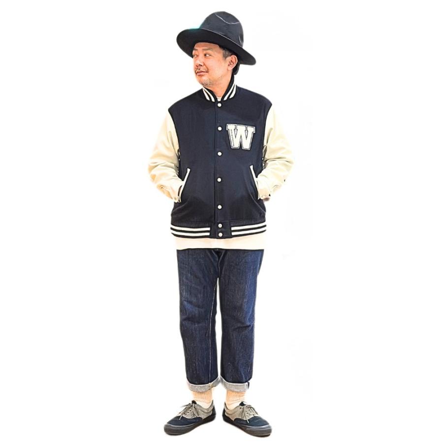White Mountaineering × SCHOTT  VARSITY JACKET (ホワイトマウンテニアリング ×SCHOTT ヴァーシティージャケット) WM2473213の画像