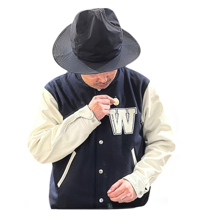 White Mountaineering × SCHOTT  VARSITY JACKET (ホワイトマウンテニアリング ×SCHOTT ヴァーシティージャケット) WM2473213の画像