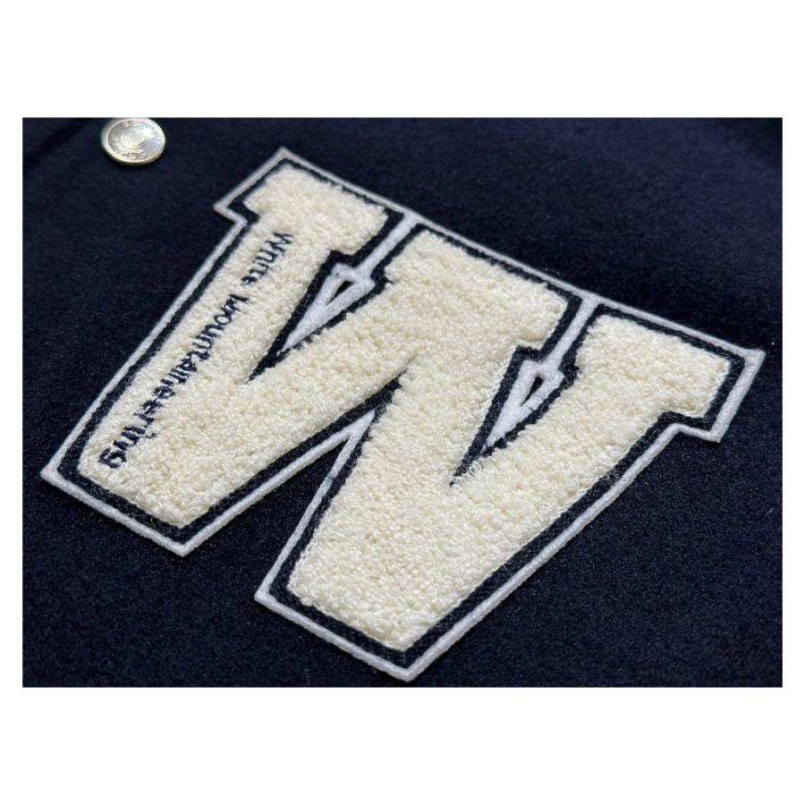 White Mountaineering × SCHOTT  VARSITY JACKET (ホワイトマウンテニアリング ×SCHOTT ヴァーシティージャケット) WM2473213の画像