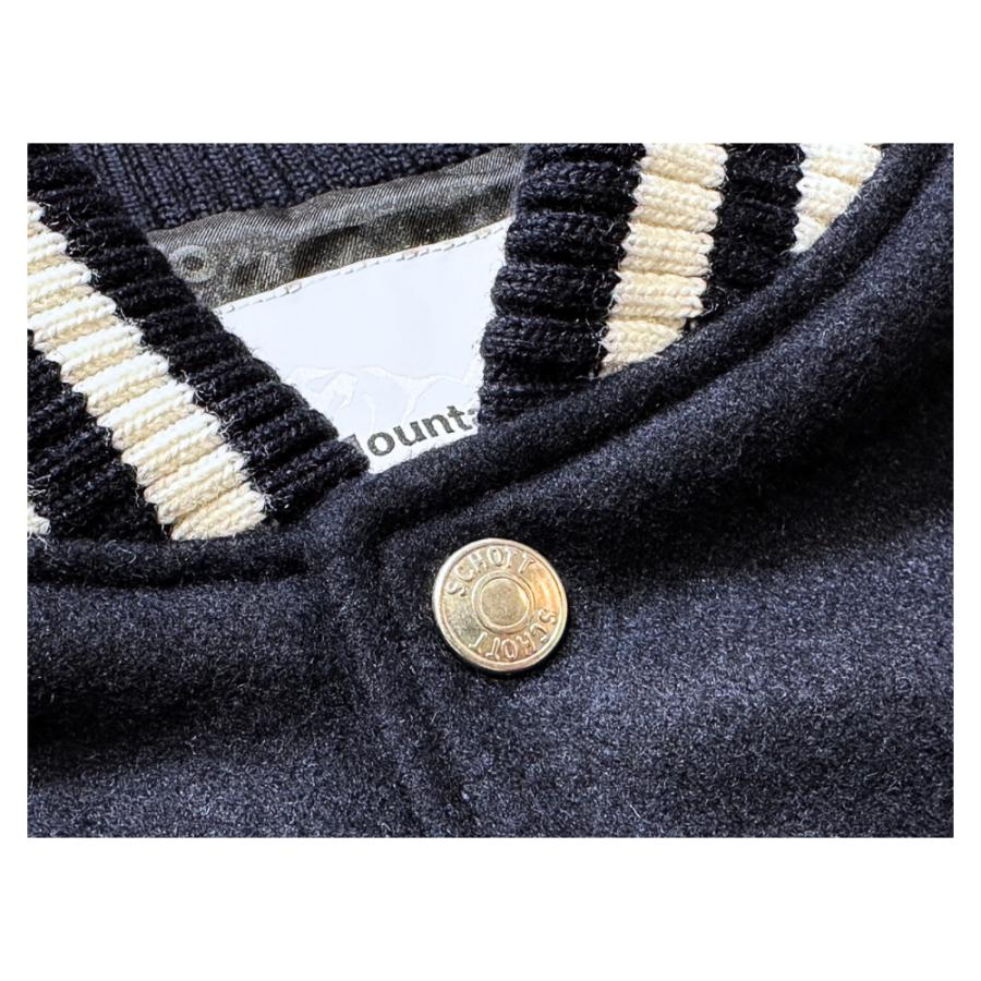 White Mountaineering × SCHOTT  VARSITY JACKET (ホワイトマウンテニアリング ×SCHOTT ヴァーシティージャケット) WM2473213の画像