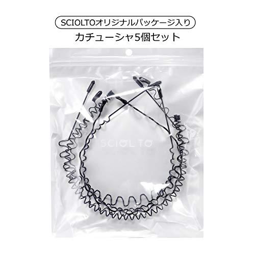 Sciolto カチューシャ ヘアバンド メンズ レディース 髪留め 黒 シンプル おしゃれ ウェーブ 5種類セット S 0713 オンライン プレミア ストア 通販 Yahoo ショッピング