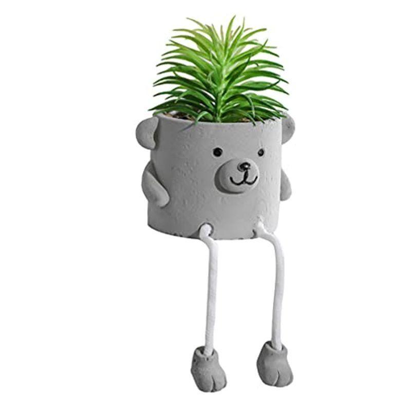 在庫あり 即納 Toymytoy 人工多肉植物鉢植えフェイクフェイクサボテンサボテン植物ポットリアルなぶら下げ足脚プランター装飾クマ Cisama Sc Gov Br