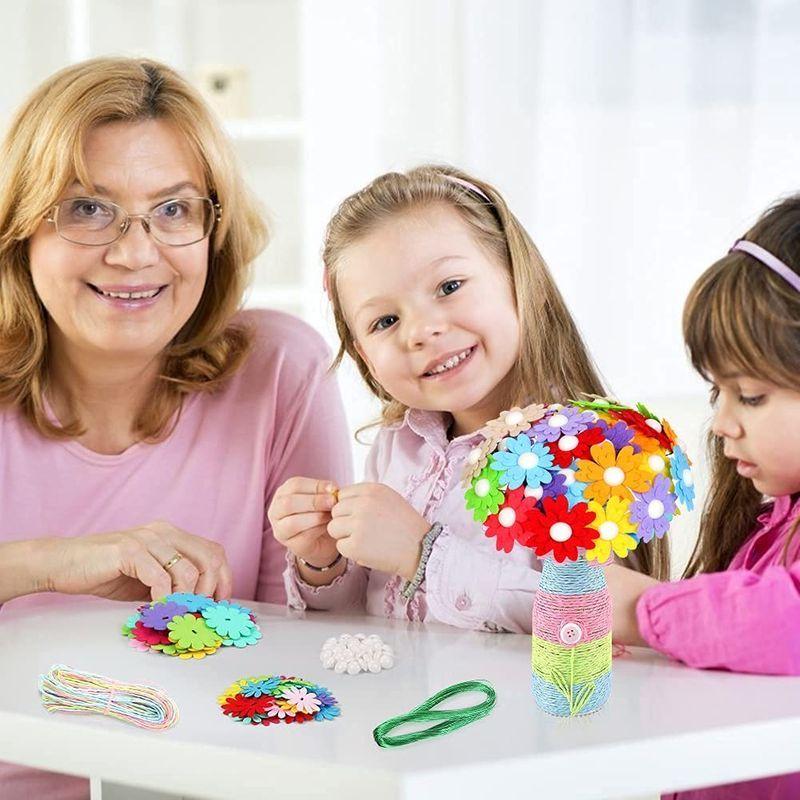 3年保証 Jjptucz メイキングトイ 女の子 Diy花 こども裁縫キット 不織布材料 手芸キット 子供 手作り花束キット 造花 手作り プレゼント Www Hirshmark Com