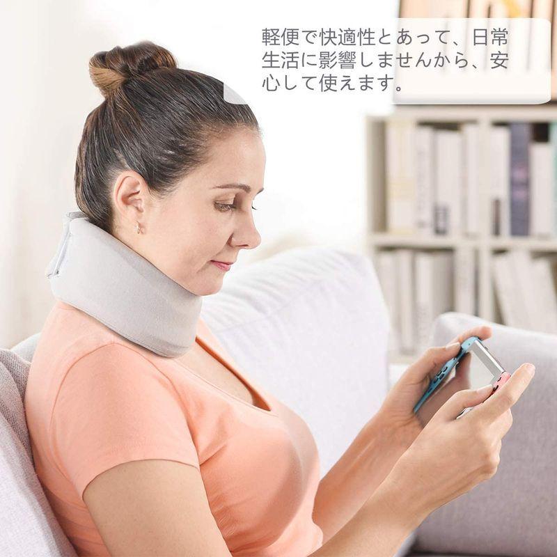 期間限定30 Off Velpeau 首コルセット 首カラー ソフト 就寝 家庭用 仕事 テレワークの姿勢維持に活用 男女兼用 安定バージョン グレイ 首の長さ7 その他の部位用 Www We Job Com
