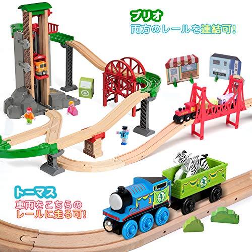 Cute Stone 木製電車 おもちゃ 木製レールシリーズ 室内遊び 63点セット 木のおもちゃ 汽車レール トレインセット 列車 車両つき 組み立 S 00 オンライン シェア ショップ 通販 Yahoo ショッピング