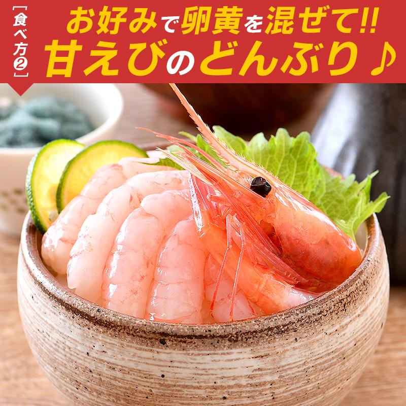 甘エビ 甘えび 子なし 小 刺身 500g 約40〜50尾 冷凍 越前甘エビ 福井県 ギフト 父の日｜o-select-fukui｜11