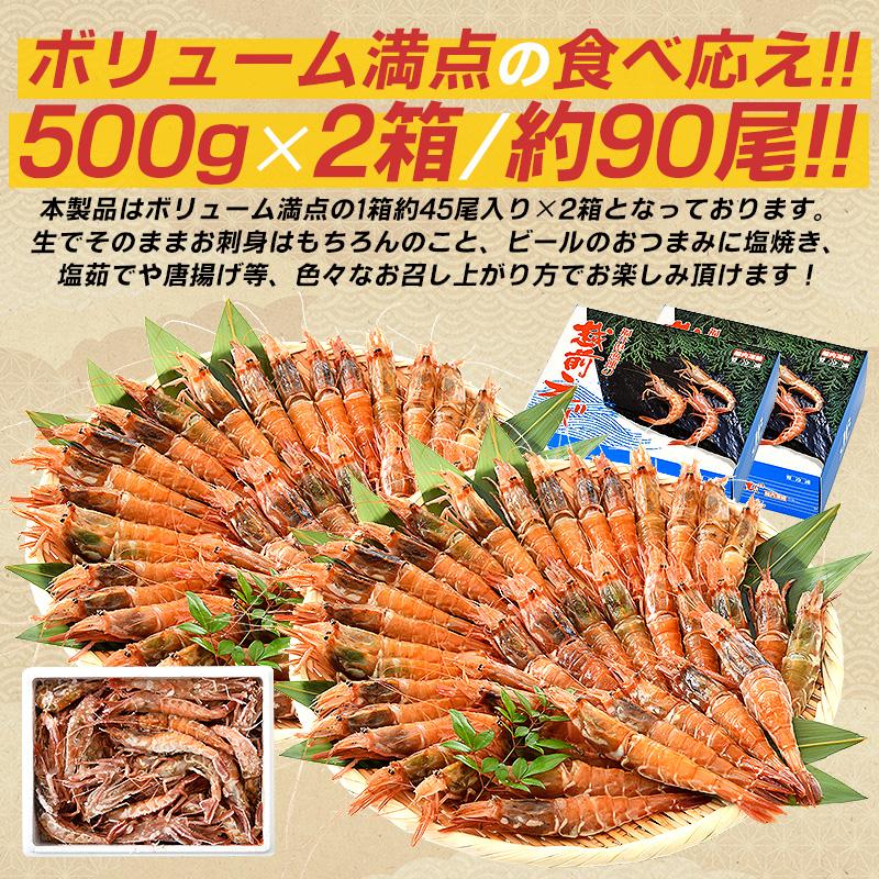 ほっきょ庵 ガラエビ がらえび がらエビ 1kg 500g×2箱 ガマエビ 
