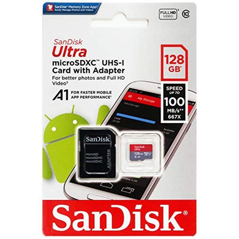 SanDisk microSDXC 100MB/s 128GB Ultra SD変換アダプター付属 サンディスク SDSQUAR-128G  :20211023014522-01328:Oshop - 通販 - Yahoo!ショッピング