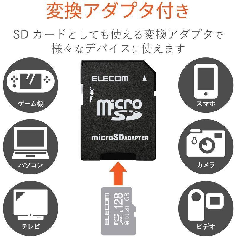 エレコム MicroSDXCカード 128GB UHS-I対応 U1 セキュリティソフトIKARUS(イカロス)1年版ライセンス付き MF-｜o-shop｜06
