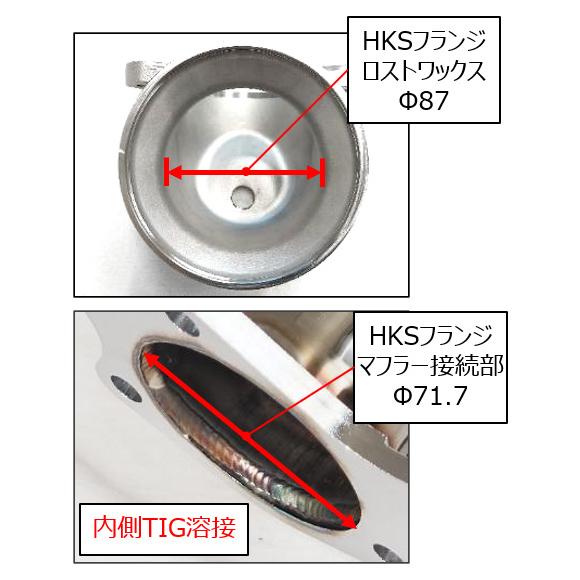 HKS（エッチケーエス） 【HKS】メタルキャタライザー シビックタイプR