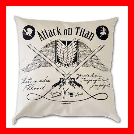 進撃の巨人 キャンバスクッションカバー エルヴィン リヴァイ O Trap Yahoo ショップ 通販 Yahoo ショッピング