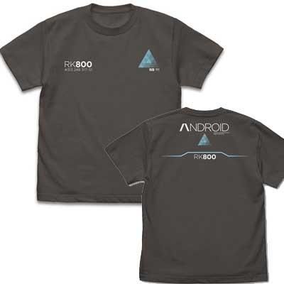 Detroit: Become Human Tシャツ RK800 CHARCOAL-XL【予約 再販 7月上旬 発売予定】｜o-trap