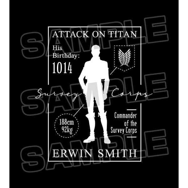 進撃の巨人 Tシャツ エルヴィン メンズ Sサイズ 予約 再販 6月上旬 発売予定 O Trap Yahoo ショップ 通販 Yahoo ショッピング