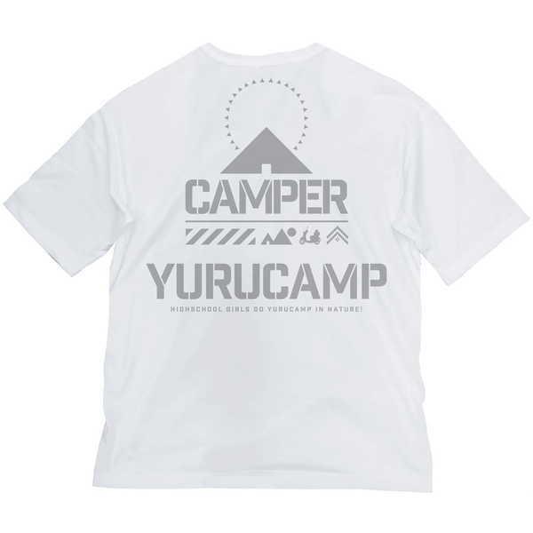 ゆるキャン△ ビッグシルエットTシャツ Ver.2.0 WHITE-XL【予約 再販 7月下旬 発売予定】｜o-trap