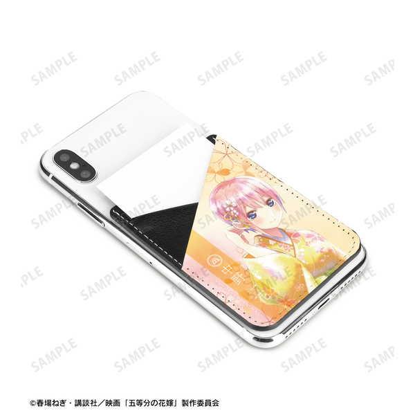 五等分の花嫁 劇場版 Ani-Art aqua label スマホカードポケット 描き下ろしイラスト 桜和装ver. 中野一花【予約 再販 8月下旬 発売予定】｜o-trap｜03