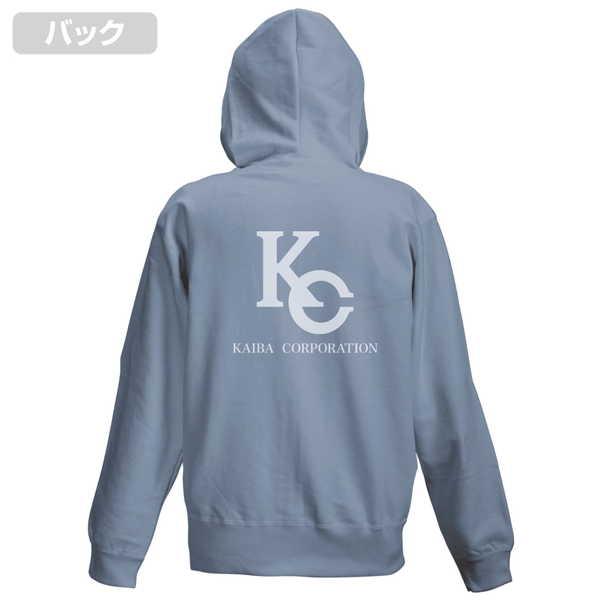 遊☆戯☆王 デュエルモンスターズ ジップパーカー 海馬コーポレーション KCロゴ ACID BLUE-L【予約 02/下 発売予定】｜o-trap｜03