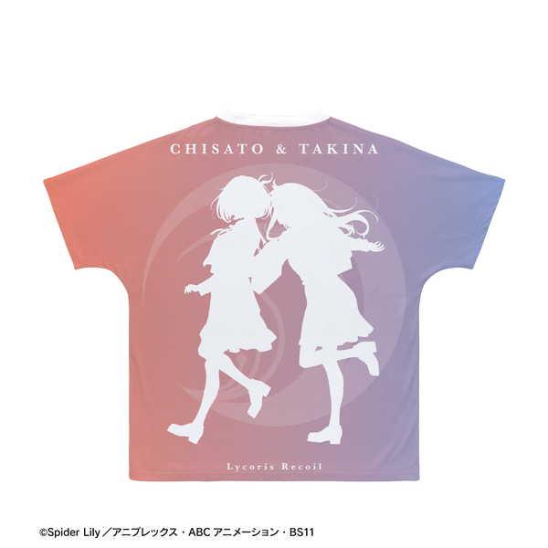 リコリス・リコイル Ani-Art clear label フルグラフィックTシャツ 錦木千束＆井ノ上たきな ユニセックス Mサイズ【予約 05/中 発売予定】｜o-trap｜02