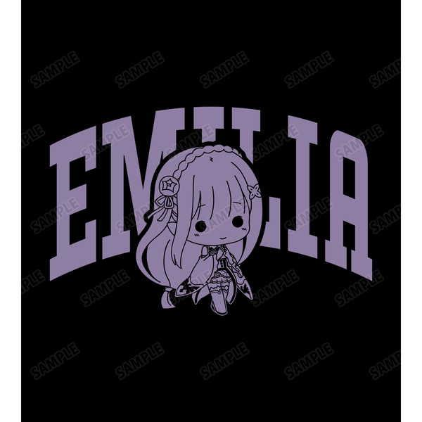 Re:ゼロから始める異世界生活 TINY Tシャツ エミリア メンズ Sサイズ【予約 04/下 発売予定】｜o-trap｜02