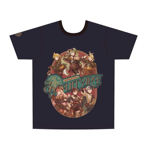 初音ミク 39Culture 2024 WORLD フルグラフィックTシャツ XLサイズ : O