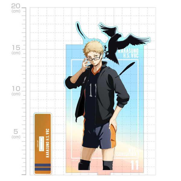 ハイキュー 月島蛍 アクリルミラーパネル ハイキュー!! オーロラアクリルスタンド（大） 月島蛍 挑戦と成長Ver