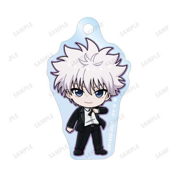 HUNTER×HUNTER 2連ワイヤーアクリルキーホルダー キルア ちびキャラ