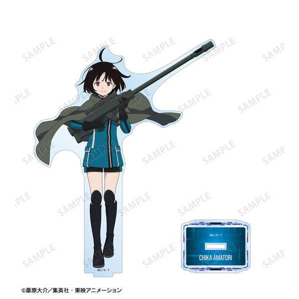 ワールドトリガー BIGアクリルスタンド 描き下ろし 雨取千佳 戦闘開始