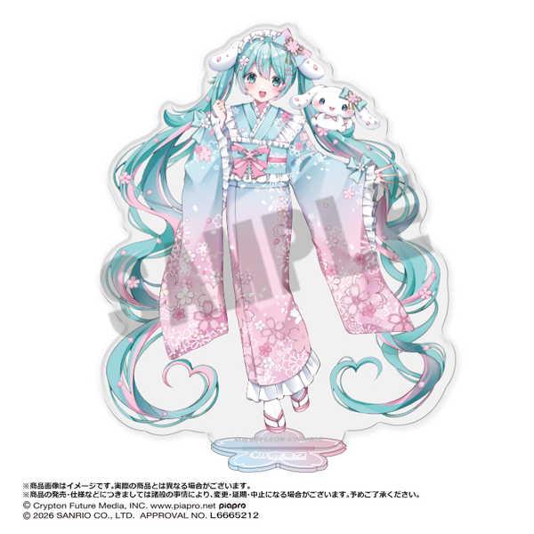 初音ミク×シナモロール 夢桜ver. アクリルスタンド【予約 06/未定 発売予定】 | 