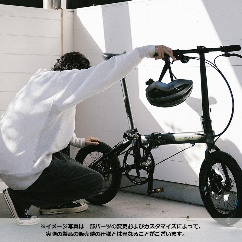 WANIDA 自転車 折りたたみ クロスバイク 12インチ 軽量 小型 ブラック DAHON（ダホン） K9X ケーナインクロス 1x9s 16” 折りたたみ自転車