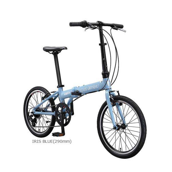 自転車 ルイガノ イーゼル6.0 IRIS BLUE 折りたたみ自転車 LOUIS 