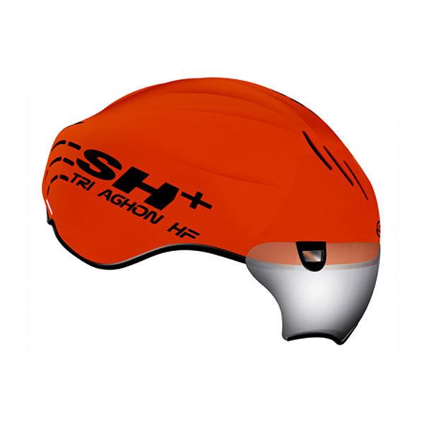 SH+ TRIAGHON HF トライアゴン ハーフ ヘルメット MATT ORANGE/BLACK JCF公認