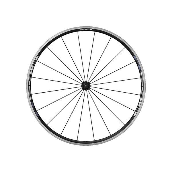 SHIMANO(シマノ) WH-R501 A(エアロスポーク仕様) フロント ブラック(モノト(未使用品) シマノ WH-R501 A エアロスポーク仕様 フロント ブラック（モノトーン