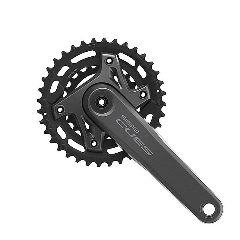 CUES 6000シリーズ クランクセット＆RD シマノ（SHIMANO） SHIMANO CUES クランクセット FC-U6000-2B 2x9-11