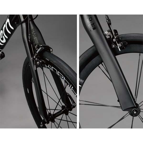 【Cozy】新品カーボンフォーク・20インチ NEO チタン+ブラック色 TERN ターン x Kitt design SMI 368 Carbon Fork カーボンフロント