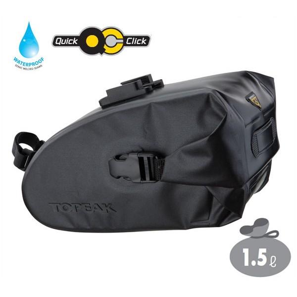 TOPEAK(トピーク) サドルバッグ ウェッジ ドライバッグ (クイック クリック) Lサイズ WEDGE DRYBAG (QUICK CLICK) SIZE L (BAG27002)｜o-trick