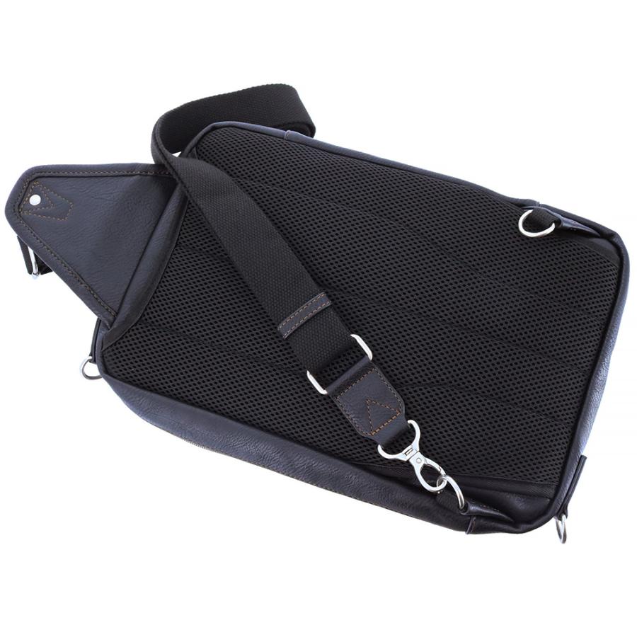 AVIREX レザー 2way ボディバッグ ショルダーバッグ 黒 AVIREX（アヴィレックス） アビレックス ショルダーバッグ ボディ
