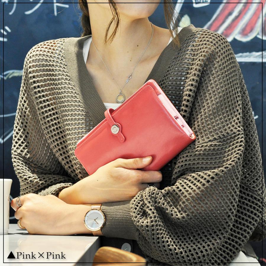 フレームワーク 財布 長財布 レディース財布 小銭入れあり 本革 女性用 主婦 カード 大容量 通帳ケース 収納 FRAME WORK 別注 ルージュ 42080 レディース | FRAMeWORK | 14