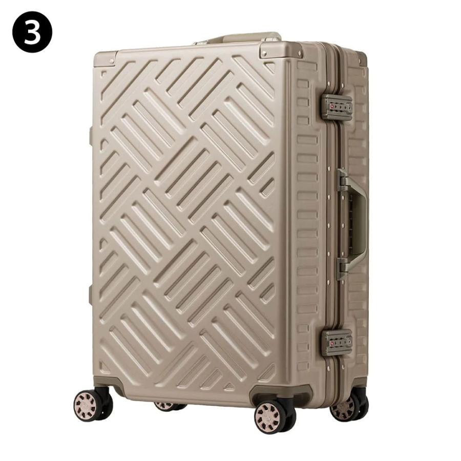 【メーカー直送】 レジェンドウォーカー LEGEND WALKER デッキ DECK スーツケース キャリー ハード 中型 58L 3〜5泊程度 Mサイズ フレームタイプ 5510-57 メンズ レディース  旅行 バック 修学旅行 出張 キャリーケース カジュアル バッグ あす楽 送料無料 プレゼント ギフト LEGEND WALKER（レジェンドウォーカー） メーカー直送 デッキ DECK