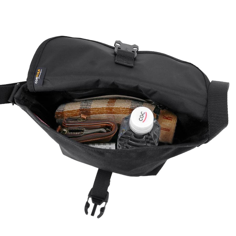 ノベルティ付き マンハッタンポーテージ Manhattan Portage MP1603FZP ナイロンメッセンジャーバッグフラップジッパーポケット_5