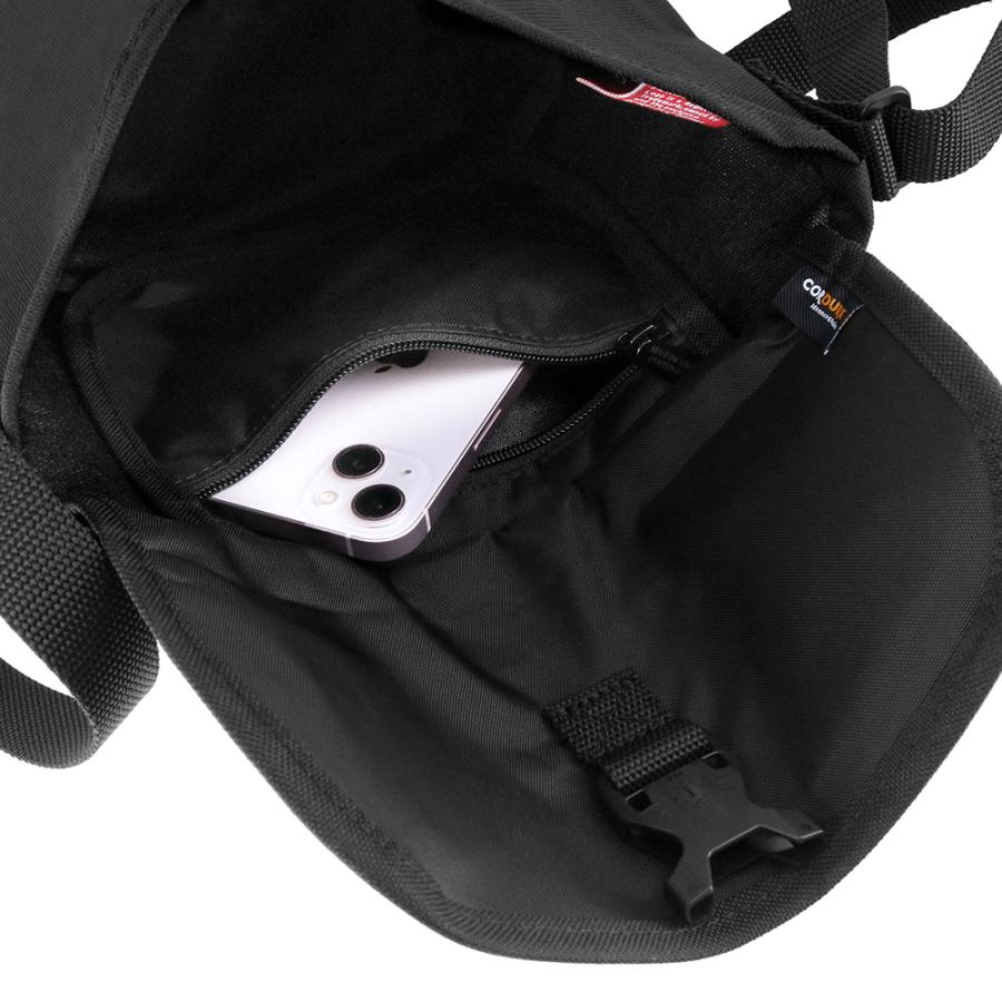 ノベルティ付き マンハッタンポーテージ Manhattan Portage MP1603FZP ナイロンメッセンジャーバッグフラップジッパーポケット_6