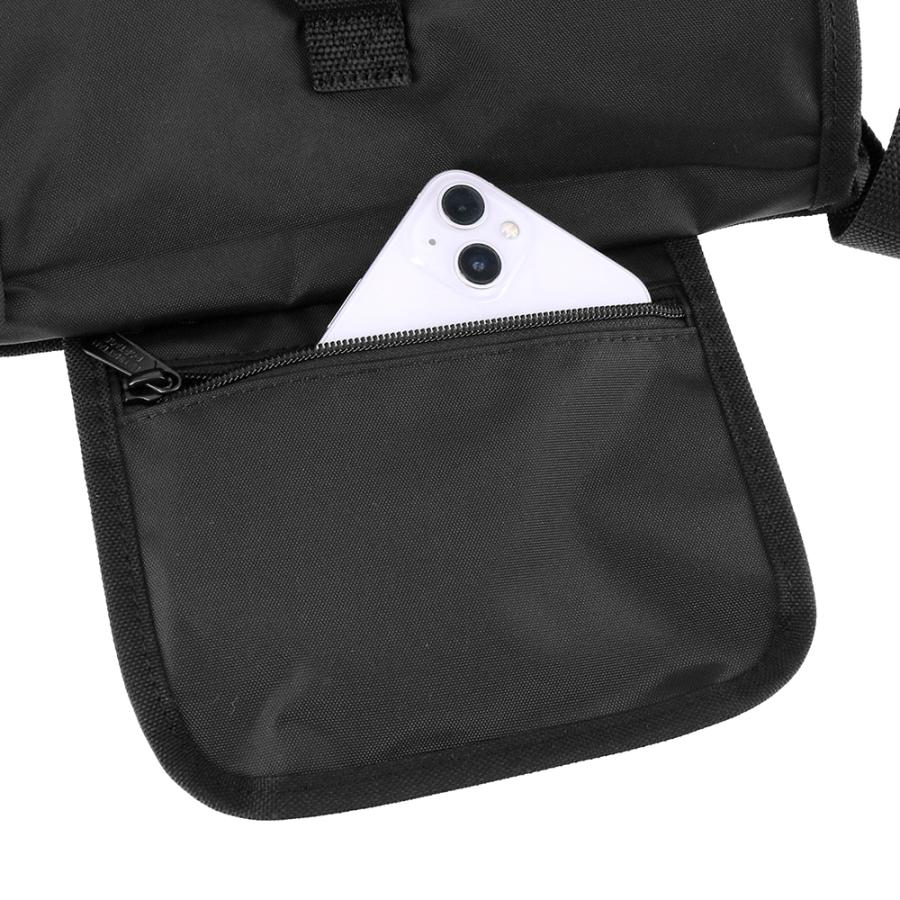 ノベルティ付き マンハッタンポーテージ Manhattan Portage MP1603FZP ナイロンメッセンジャーバッグフラップジッパーポケット_7