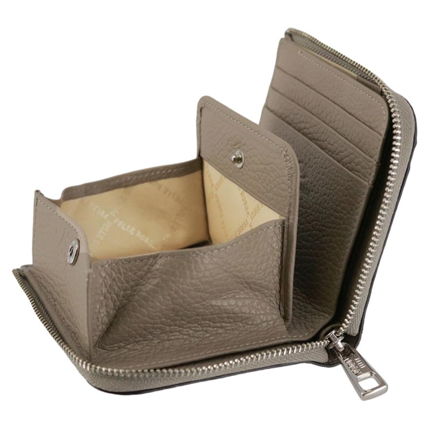 PELLE BORSA（ペレボルサ） 財布 二つ折り財布 折財布 薄マチ 本革