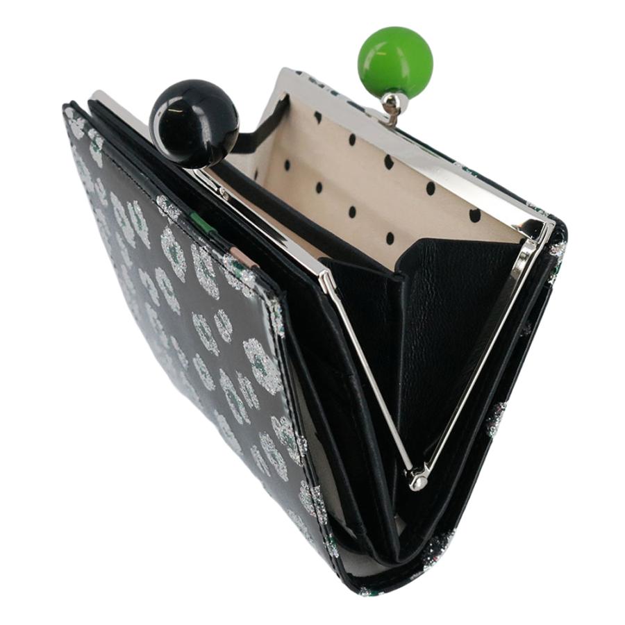 TSUMORI CHISATO ツモリチサト 財布 エナメル 黒 がま口 TSUMORI CHISATO（ツモリチサト） 最大P+16% 財布 二つ折り財布 折財布