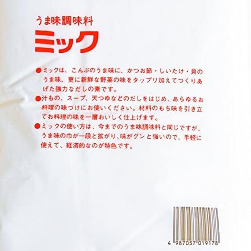 好評継続中 今だけ限定価格 ミック 昆布 かつお 椎茸に野菜 貝のうま味成分を配合したうま味調味料 12kg 人気商品再入荷 Hafryat Com