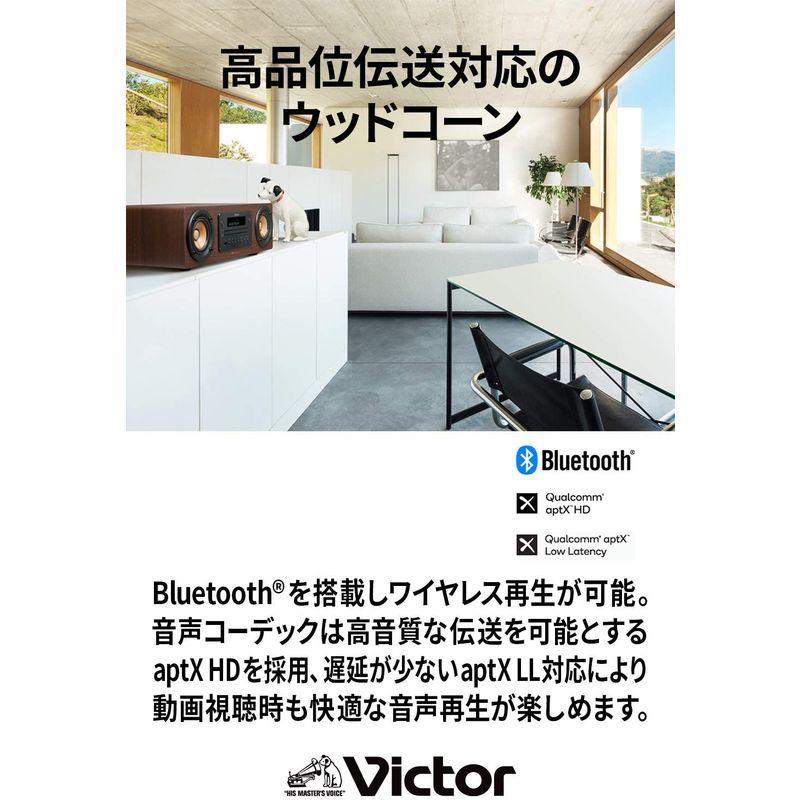 お買い得！ Victor EX-D6 ウッドコーンシリーズ 一体型オールインワンシステム ハイレゾ音源再生 Bluetooth対応 【9206825537】(33050円)